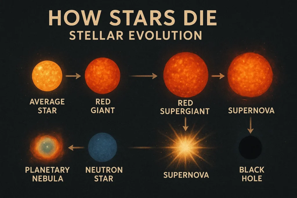 how do stars die stellar evolution