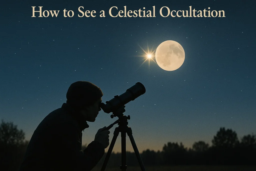 how to see a celestial occultation