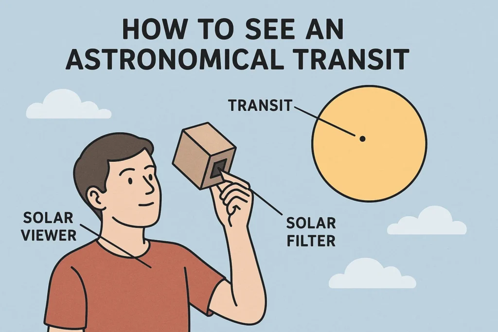 how to see an astronomical transit