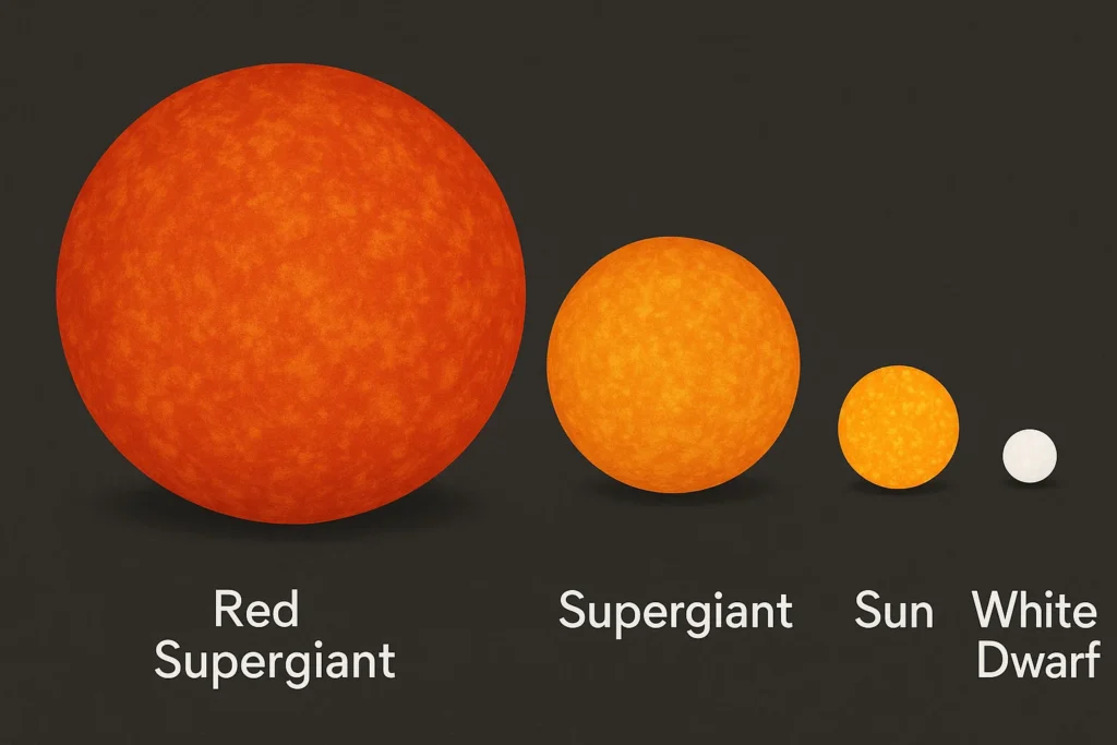 how big can supergiant stars get