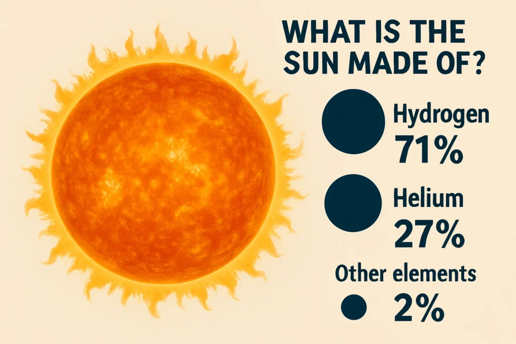what is the sun made of