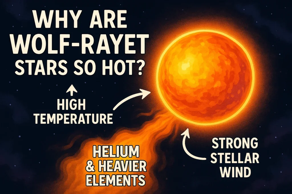 why are Wolf Rayet stars so hot
