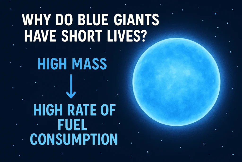 why do blue giants have short lives why do blue giants have short lives