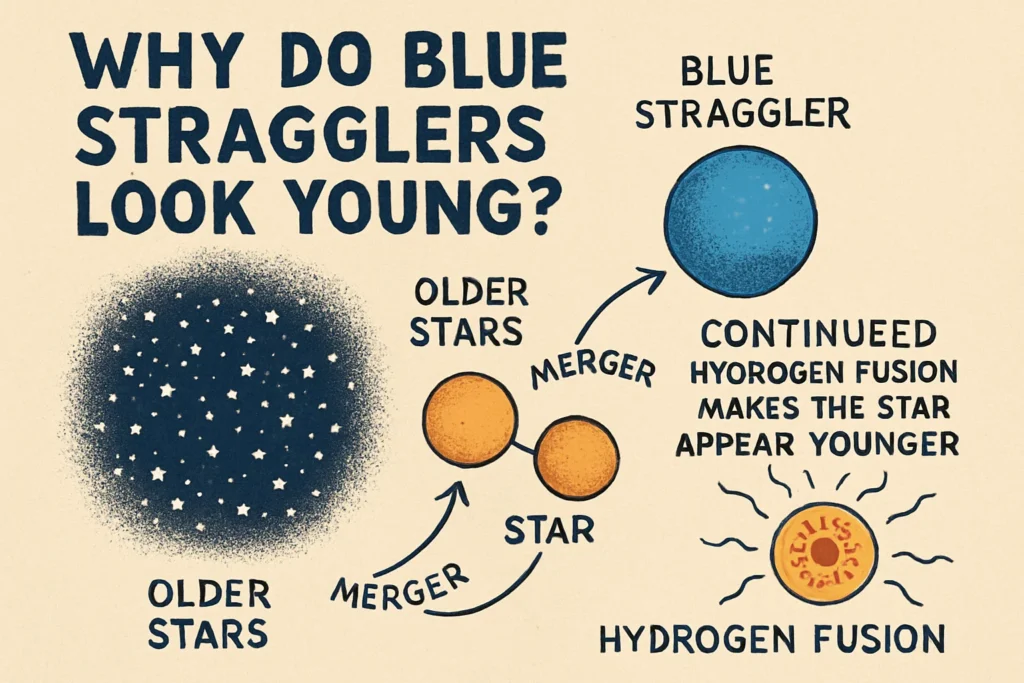 why do blue stragglers look young