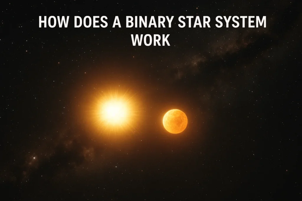 how does a binary star system work how does a binary star system work