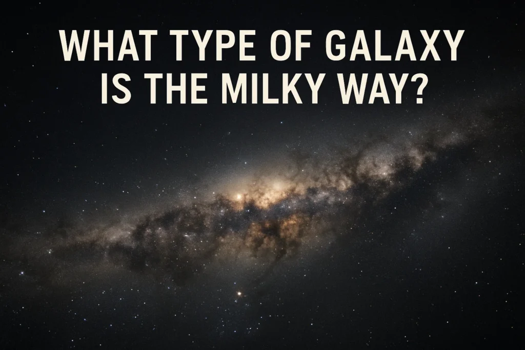 what type of galaxy is the Milky Way what type of galaxy is the Milky Way