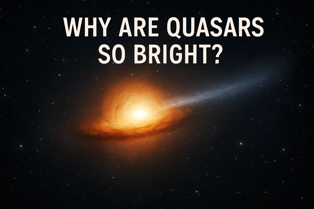 why are quasars so bright why are quasars so bright